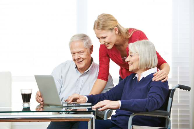 Internet-Nachrüstung für Senioren